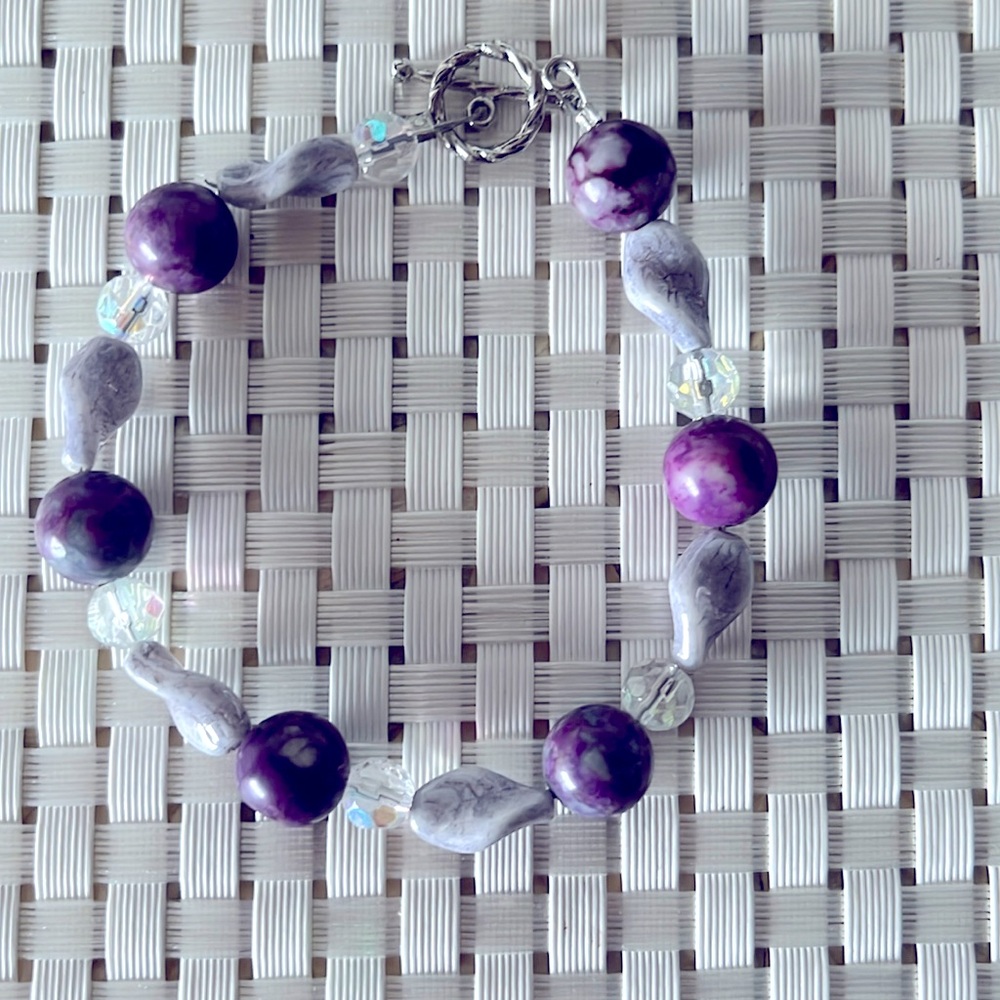 Stone & Glass Bracelet